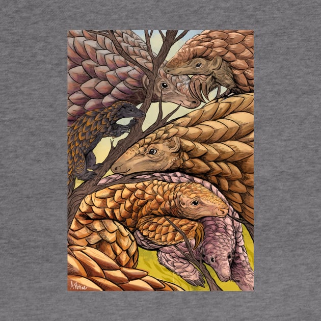 Pangolins by Cari.boou